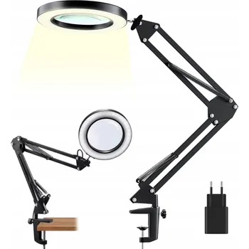 LUPIČKA S 10X ZVĚTŠENÍM, 5 BAREVNÝMI REŽIMY A VESTAVĚNÝM LED OSVĚTLENÍM