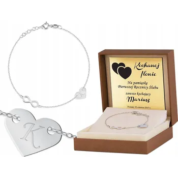 Náramek STŘÍBRNÝ NÁRAMEK 925 CELEBRITKA s GRAVÍROVÁNÍ YB156