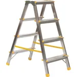 Schůdky Al 4-stupňové oboustranné 85 cm, nosnost 150kg PROTECO 10.66-2-04-OB