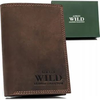 Muž peněženka z pravé kůže Always Wild hnědá