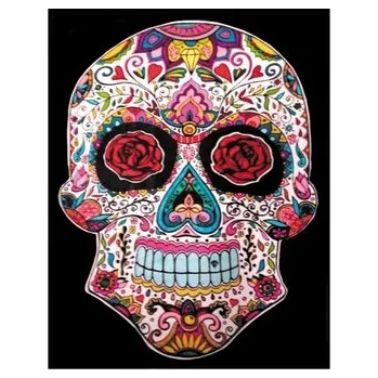 omalovánky Colorvelvet Sametový obrázek Lebka 21x29,7cm