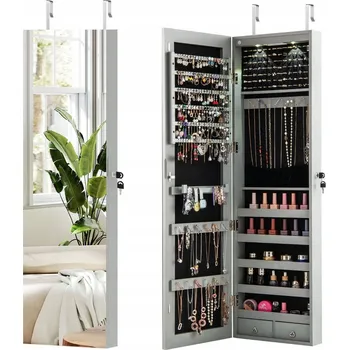 Toaletní stolek Toaletní Stolek Costway šedý 35,5 x 120 x 10 cm