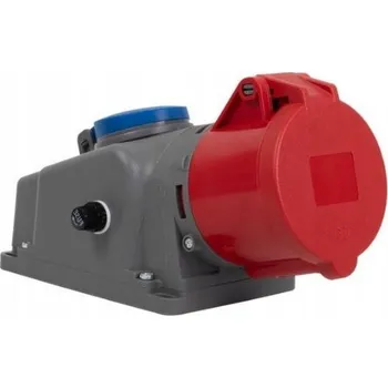 Elektrická zásuvka Elektrická Zásuvka hermetická F-Elektro šedá