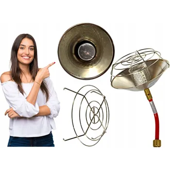 Průmyslové topidlo Plynový zářič na láhev "Sluníčko" Hadice Reduktor