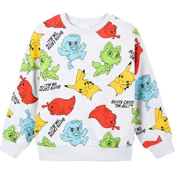 Chlapecká mikina MIKINA POKÉMON SC hy 10293 šedá Velikost: 110