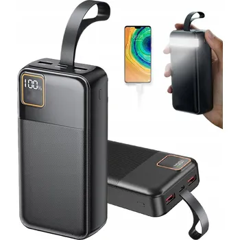 Powerbanka PŘENOSNÁ NABÍJEČKA 4 USB VÝSTUPY RYCHLÉ NABÍJENÍ ZAŘÍZENÍ