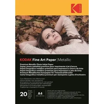Fotopapír Kodak Fine Art Paper Metallic 240 g/m2 – A4 (20 listů)