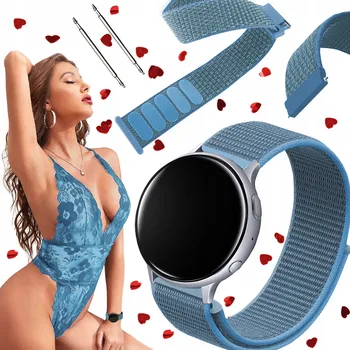 Řemínek na hodinky Řemínek pro Garmin Forerunner 255 / 255 Music chytré hodinky modrý řemínek 22mm