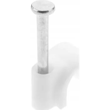 elektrický kabel Kabelová příchytka s hřebíčkem KULATÝ FLOP 12mm x100