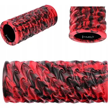 Pěnový válec Masážní válec Roller 33 CM HMS FS133 Červeno-černý