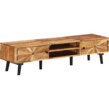 Televizní stolek vidaXL TV stolek 145 x 35 x 35 cm masivní akáciové dřevo [338421]