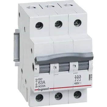 vypínač Odpínač Legrand 63 A 3P šedý 400 V