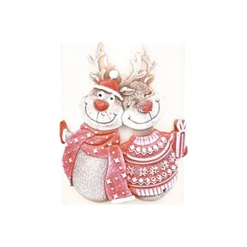 Svíčka Vánoční svíčka válec SOBÍCI Ø7x14 cm béžová