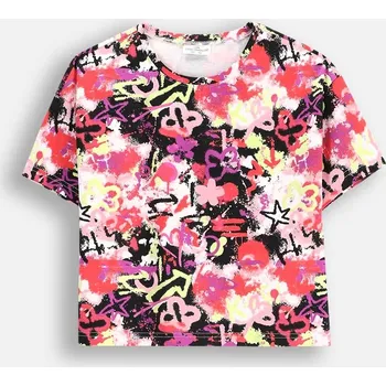 Dívčí tričko barevné s krátkým rukávem, velikost 152 Coccodrillo WC5