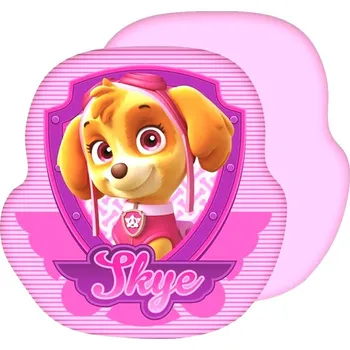 Polštář POLŠTÁŘ TLAPKOVÁ PATROLA Ay 269pw - shape růžový Velikost: uni