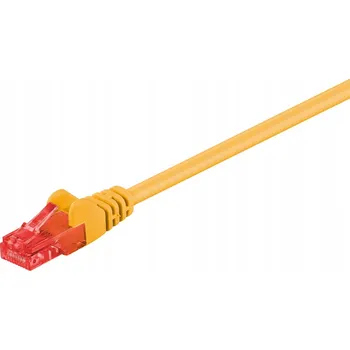 Síťový kabel Goobay CAT 6-050 UTP Yellow 0.50m Síťový kabel 0,5 m Žlutý