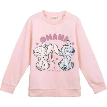 Dívčí mikina MIKINA LILO A STITCH Cer 2900002458 růžová Velikost: 140