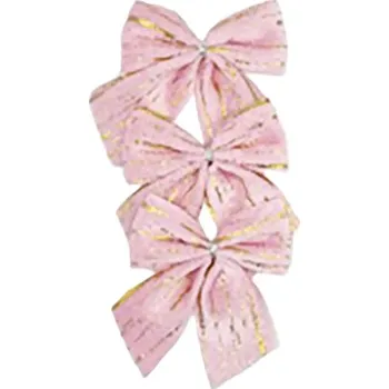 Stuha Mašle saténová lesklá 24 cm růžová