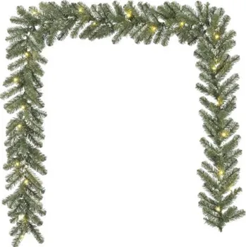 umělá květina Umělá girlanda jehličnatá Lafiora Colorado Ø 25 x 270 cm s LED světýlky