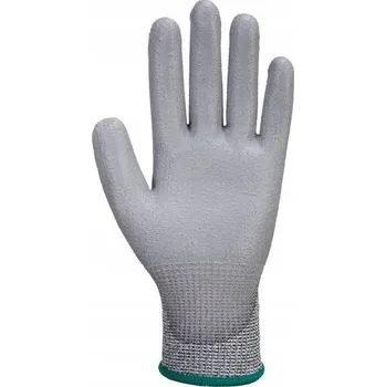 Pracovní rukavice Protiprůřezové rukavice C potažené PU - balení 12 párů Šedá vel. XL