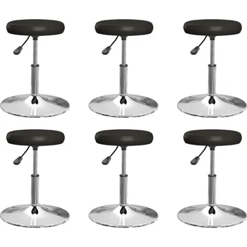 Jídelní židle Jídelní židle 6 ks černé umělá kůže IM_3085589