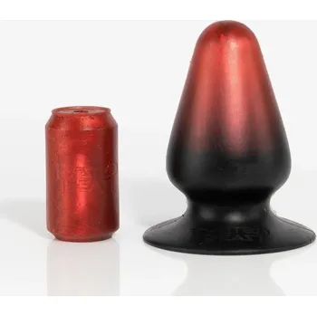 Anální kolík Twisted Beast Heaven’s Gape Demon Blood (Ombre) 13.5″, prémiový silikonový anální kolík 20 x 6–10,9 cm