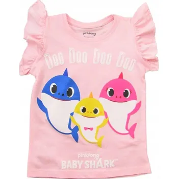 TRIČKO BABY SHARK Em 024 růžové Velikost: 5