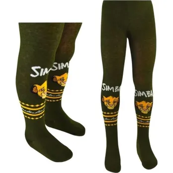 PUNČOCHÁČE LVÍ KRÁL em 9896 tm. zelené Velikost: 5-6