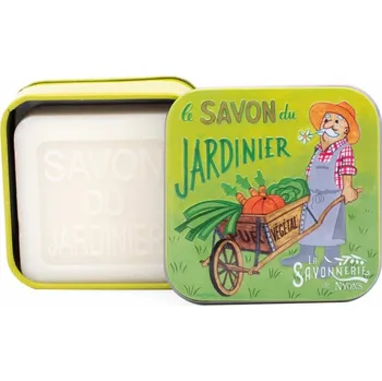 Mýdlo Marseillské mýdlo La Savonnerie de Nyons OLIVOVÝ OLEJ BOX zahradník 100g