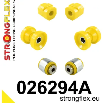 Silentblok nápravy 026294A: Strongflex Sada silentbloků předního zavěšení varianta SPORT 26mm
