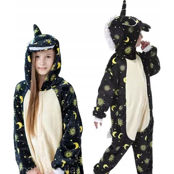 Karnevalový kostým Pyžamo Overal Kigurumi Kostým Pegas pro děti 135 - 145 cm
