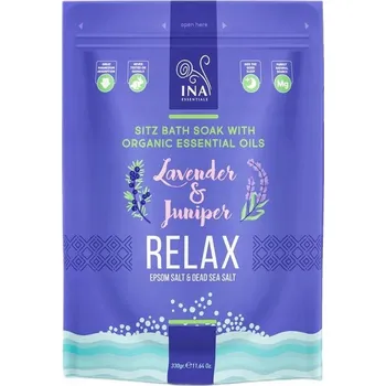 Koupelová sůl Relax - Sůl do koupele s Levandulí a Jalovcem pro Relaxaci a Uvolnění