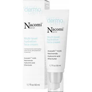Pleťový krém Hydratační krém na obličej Nacomi Next Level Dermo 0 SPF den a noc 50 ml