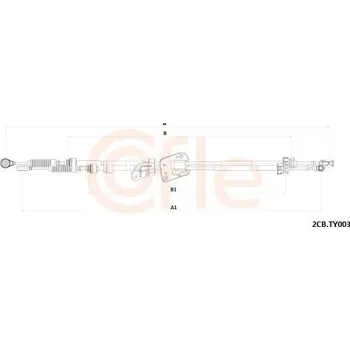 Tazne lanko, rucni prevodovka COFLE 92.2CB.TY003