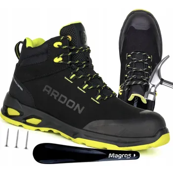 Pracovní obuv Pracovní kotníkové boty s ochranou špičky a planžetou proti propíchnutí ARDON BRIMIC HIGH S3S ESD, velikost 38