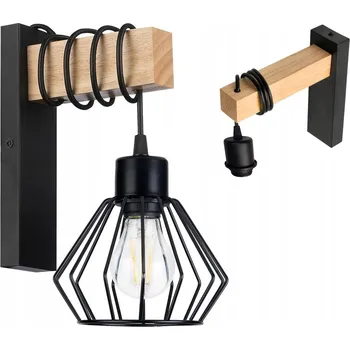 Nástěnné svítidlo Nástěnné svítidlo LED-ONE béžové, černé E27 30 W