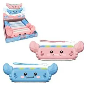 Hudební nástroj pro děti Harmonijka organki krab ze światłem MIX