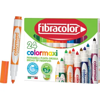 Popisovače Colorito Maxi 24 FIBRACOLOR