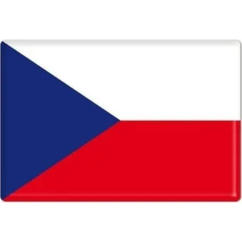 Vlajka Amicar Samolepicí vlajka České republiky 33x20 mm, 3D efekt