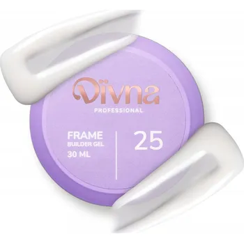 Lak na nehty DIVNA Frame Builder Gel 25 30 ml stavební gel barevný gel na nehty