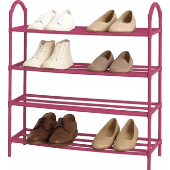 Botník Botník s policemi Verk Group 63 x 72 x 24 cm růžová