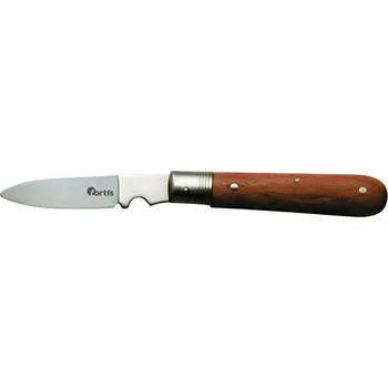 Pracovní nůž Nůž na kabely, jednodílný, 202 mm, dřevěná rukojeť FORTIS