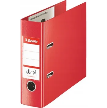 Bankovní pořadač Esselte A5 75 mm červený