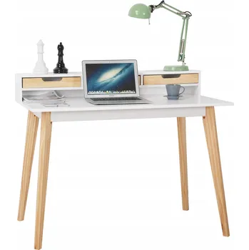 Psací stůl Obdélníkový psací stůl Jumi 110 x 60 x 75 cm bílý