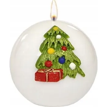 Svíčka Dekorativní parafinová svíčka bez vůně Kortina 1 ks