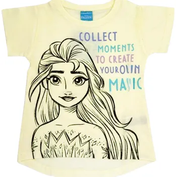 TRIČKO FROZEN em 9453 žluté Velikost: 4