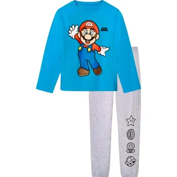 PYŽAMO SUPER MARIO f UK 23 - 68201 - 112c modro - šedé Velikost: 4