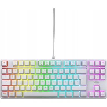 Klávesnice CHERRY K4V2 TKL herní klávesnice USB QWERTZ Německá Bílá