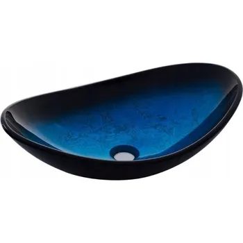 Umyvadlo Umyvadlo na desku oválné Evg Trade LUM 54 cm modré