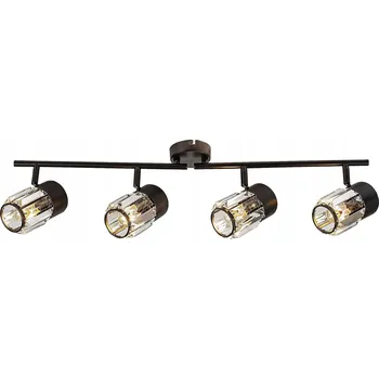 Moderní stropní svítidlo VENARO Rabalux černé 4 reflektory E14